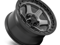 Aluminum Wheels 17X9 Block D752 5 On 127 Gunmetal Gray/Black Ring 71.5 Bore 1 Offset 6 Spoke Fuel Off Road Wheels