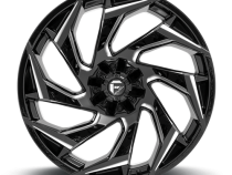 Aluminum Wheels 20X9 Reaction D753 5 On 114.3/5 On 127 Gloss Black/Milled 78 Bore 1 Offset Fuel Off Road Wheels