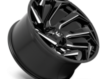 Aluminum Wheels 24X12 Reaction D753 5 On 127/5 On 139.7 Gloss Black/Milled 87.1 Bore -44 Offset Fuel Off Road Wheels