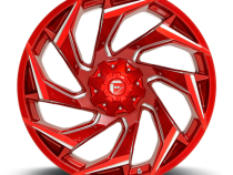 Aluminum Wheels 18X9 Reaction D754 5 On 114.3/5 On 127 Candy Red/Milled 78.1 Bore 1 Offset Fuel Off Road Wheels