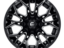 Aluminum Wheels 22X12 Twitch D769 5 On 114.3/5 On 127 Gloss Black/Milled 78 Bore -44 Offset Fuel Off Road Wheels