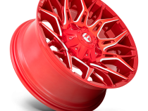 Aluminum Wheels 20X10 Twitch D771 5 On 114.3/5 On 127 Candy Red Milled 78 Bore -18 Offset Fuel Off Road Wheels