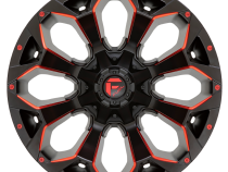 Aluminum Wheels 18X9 Assault D787 5 On 114.3/5 On 127 Matte Black Milled Red Tint 78.1 Bore 1 Offset Fuel Off Road Wheels