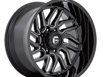Aluminum Wheels 20X10 Hurricane D807 5 On 127 Gloss Black Milled 71.5 Bore -18 Offset Fuel Off Road Wheels