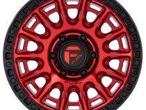 Aluminum Wheels 17X9 Cycle D834 5 On 127 Candy Red/Black Ring 71.5 Bore 1 Offset Fuel Off Road Wheels