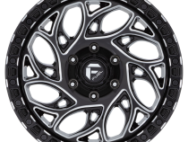 Aluminum Wheels 18X9 Runner OR D840 5 On 127 Gloss Black Milled 71.5 Bore 1 Offset Fuel Off Road Wheels