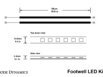 Cool White LED Footwell Kit Diode Dynamics