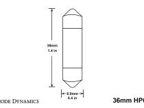 36mm HP6 LED Red Single Diode Dynamics