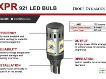 921 XPR LED Bulb Cool White Single Diode Dynamics