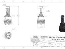 P13W White SL2 LED Bulbs Pair Diode Dynamics