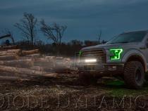 18 Inch LED Light Bar  Single Row Straight Clear Driving Each Stage Series Diode Dynamics