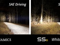 6 Inch LED Light Bar Single Row Straight SS6 White Wide Light Bar Single Diode Dynamics