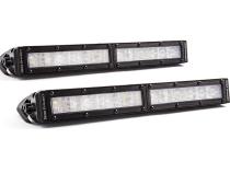 12 Inch LED Light Bar  Single Row Straight Clear Wide Pair Stage Series Diode Dynamics