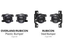 Elite Series Fog Lamps for 2020-2022 Jeep JT Gladiator Overland/Rubicon w/ Plastic Bumper Pair Yellow 3000K Diode Dynamics