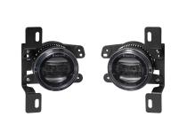 Elite Series Fog Lamps for 2020-2022 Jeep JT Gladiator Rubicon w/ Steel Bumper Pair Cool White 6000K Diode Dynamics