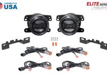 Elite Series Type MR Fog Lamps, Yellow Pair Diode Dynamics