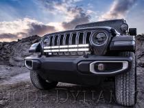 SS30 Bumper Bracket Kit for 2018-2021 Jeep JL Wrangler/Gladiator, White Driving Dual