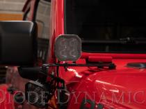 SS3 LED Pod Cover Round Clear