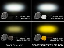 SS3 LED Pod Cover Round Clear