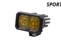Stage Series 2 Inch LED Pod, Sport Yellow Driving Standard ABL Each