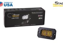 Stage Series 2 Inch LED Pod, Sport Yellow Fog Flush ABL Each