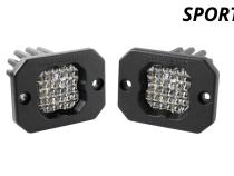 Stage Series C1 LED Pod Sport White Flood Flush ABL Pair Diode Dynamics