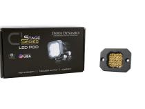 Stage Series C1 LED Pod Sport Yellow Flood Flush ABL Each Diode Dynamics