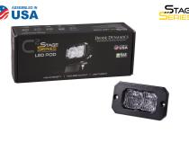 Stage Series 2in LED Pod Sport White Combo Flush RBL Single Diode Dynamics
