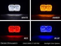 Stage Series 2in LED Pod Sport White Combo Flush RBL Single Diode Dynamics
