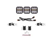 SS5 Sport Universal CrossLink 3-Pod Lightbar White Combo Diode Dynamics
