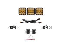 SS5 Sport Universal CrossLink 3-Pod Lightbar Yellow Combo Diode Dynamics