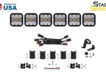 SS5 Sport Universal CrossLink 6-Pod Lightbar White Combo Diode Dynamics