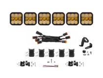 SS5 Sport Universal CrossLink 6-Pod Lightbar Yellow Combo Diode Dynamics