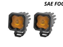 Stage Series C1 LED Pod Yellow SAE Fog Standard ABL Pair Diode Dynamics