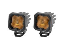 Stage Series C1 LED Pod Yellow SAE Fog Standard ABL Pair Diode Dynamics