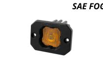 Stage Series C1 LED Pod Yellow SAE Fog Flush ABL Each Diode Dynamics