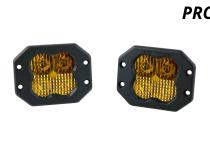 SS3 Pro ABL Yellow SAE Fog Flush Pair Diode Dynamics