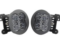 SS3 LED Fog Light Kit for 2007-2018 Jeep JK Wrangler White SAE Fog Pro w/ Backlight Type M Bracket Kit Diode Dynamics