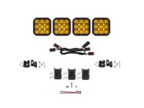 SS5 Sport Universal CrossLink 4-Pod Lightbar Yellow Driving Diode Dynamics