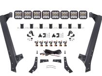 Jeep JK SS5 Sport CrossLink Windshield White Combo Lightbar Kit Diode Dynamics