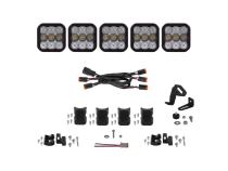 SS5 Pro Universal CrossLink 5-Pod Lightbar White Combo Diode Dynamics