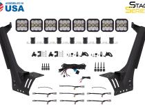 Jeep JL SS5 Pro CrossLink Windshield White Combo Lightbar Kit Diode Dynamics