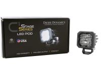 Stage Series C1R White Flood Standard LED Pod (one) Diode Dynamics