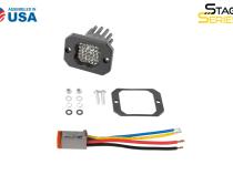 Stage Series C1R White Flood Flush Mount LED Pod (one) Diode Dynamics