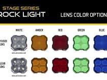 Green Clear Lens for Stage Series Rock Lights Diode Dynamics