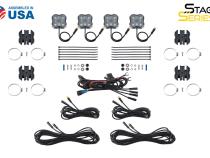 Stage Series SXS Rock Light Installer Kit, RGBW M8 (4-pack) Diode Dynamics
