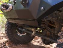 Jeep JK Front Bumper Skid Plate For 07-18 Wranger JK Rigid Series Steel Powdercoat Black Rock Slide Engineering