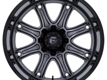 Aluminum Wheels 20X10 Darkstar FC853AB 5 On 114.3/5 On 127 Matte Gunmetal Gray/Black Lip 78.1 Bore -18 Offset Fuel Off Road Wheels