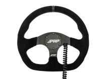 Heated Comp-R Suede Steering Wheel 13 Inch Diameter Black PRP Seats