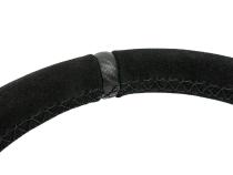 Heated Comp-R Suede Steering Wheel 13 Inch Diameter Black PRP Seats